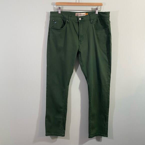Taylor Vintage Green Connecticut Originals Canaan Jeans Size 38 x 32 - Picture 1 of 9